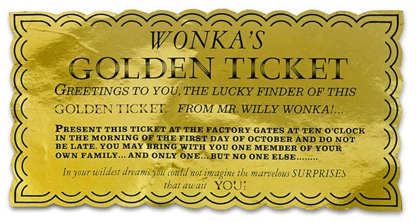 6 Golden Ticket Templates Word Excel Templates