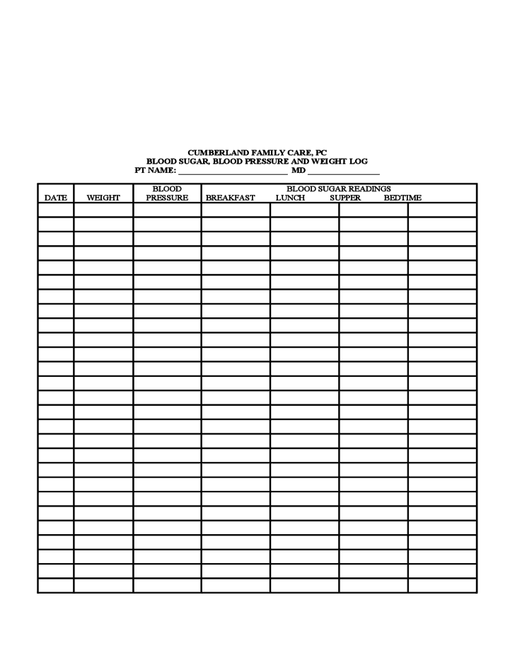 Blood Pressure Spreadsheet Template HQ Template Documents