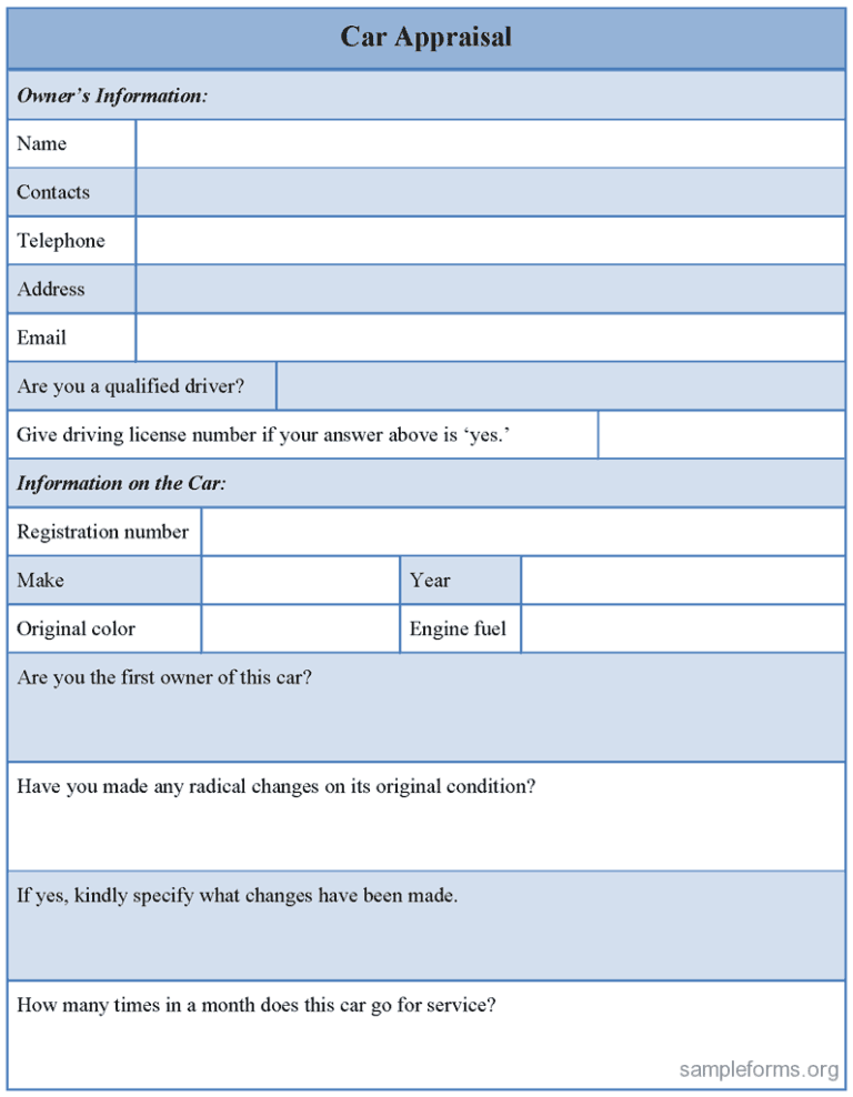 6-car-appraisal-forms-pdf-word-excel-templates