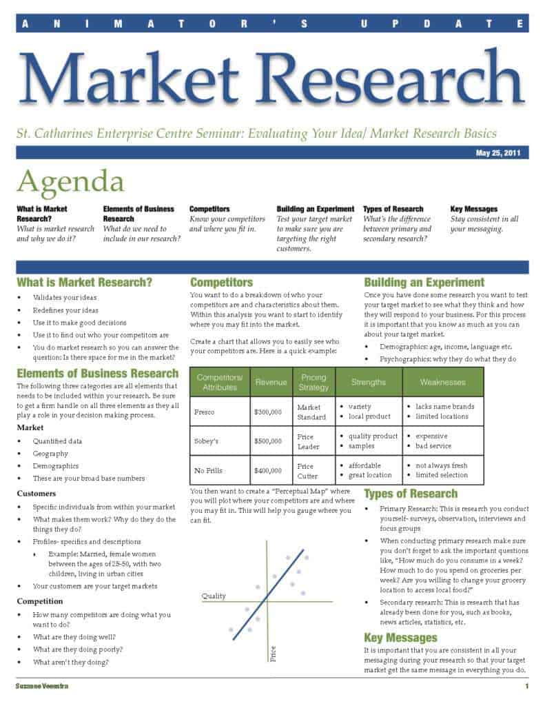 4  Market Research Templates Word Excel Templates