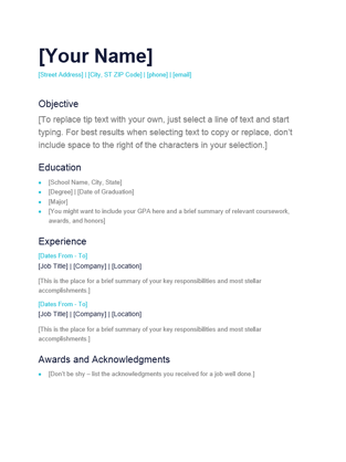 basic-resume-template-2-2