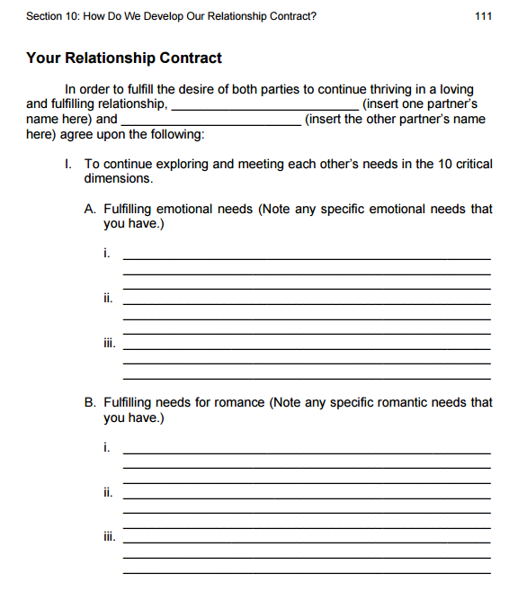 Relationship Contract Templates Word Excel Templates